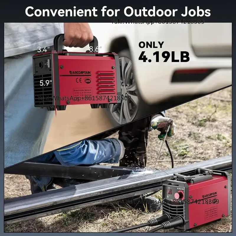 Mini Stick/MMA Welder 130A 110V Lightweight Anti-Stick Hot Start IGBT Inverter Welder From China