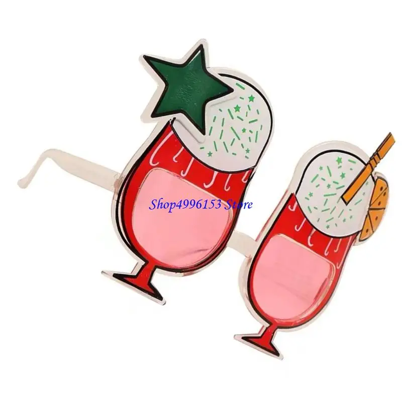 Q0KE luaus imprezowe okulary przeciwsłoneczne kieliszki do wina okulary śmieszne hawajskie szklanki dorosłych dzieci