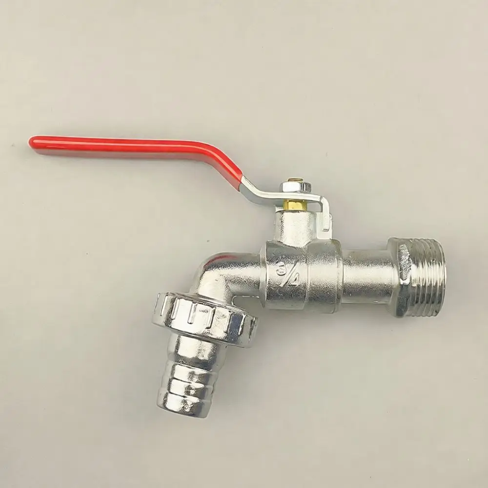Water Tap Dual Output Faucet For Laundry Washing Machine Outdoor Garden Watering Zinc Alloy Dual Valve Connector Fitting
