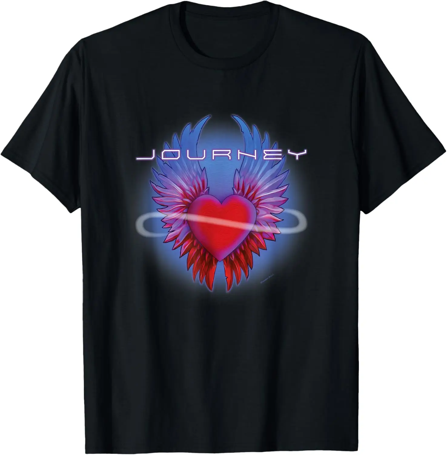 Infinity Winged Heart Music Vintage Band T-Shirt 100% Cotton Trendy Y2K Short-Sleeve Tee – Soft, Quick-Drying, &