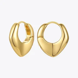 ENFASHION Hollow Heart Earring For Women Gold Color Stud Earrings 2021 Birthdays Gift Piercing Fashion Jewelry Kolczyki E211278