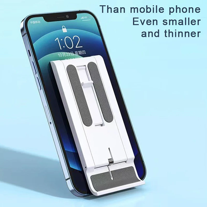 Opvouwbare Desktop Telefoon Houder Draagbare Mini Moblie Telefoon Stand Foriphone/Xiaomi/Samsung Mobiele Telefoon Ondersteuning Telefoon Houder