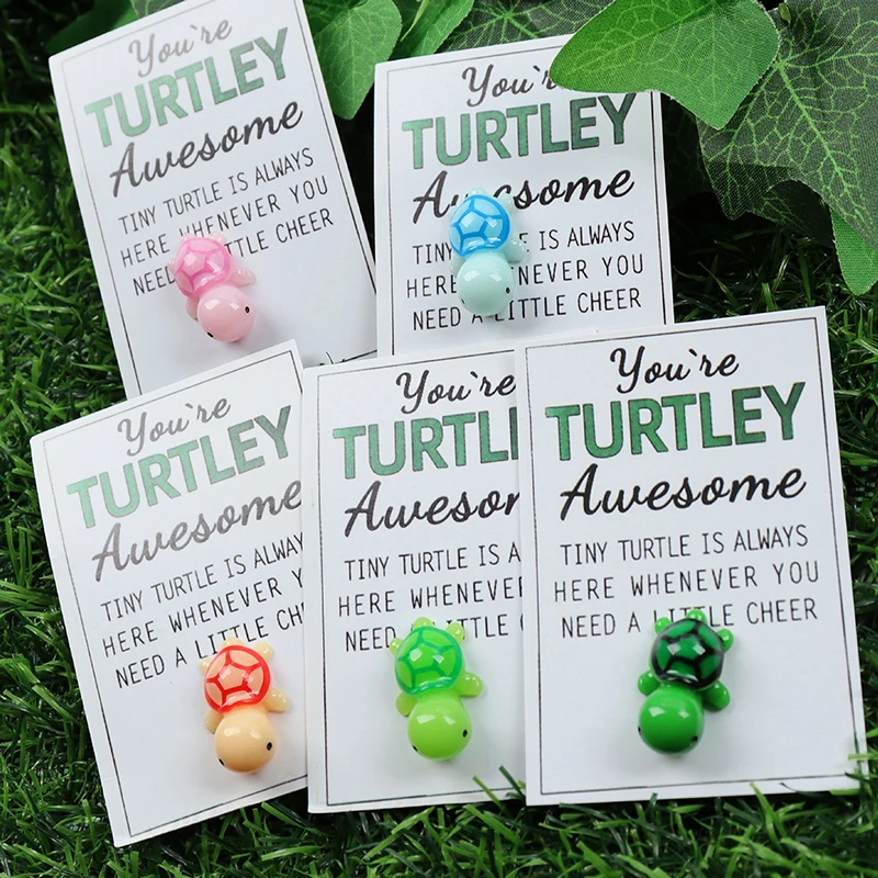 1PC DIY Accessories Pockets Hug Turtles Decorations Emotional Supports Turtles Ornamentt Greeting Card Jewelry Gift