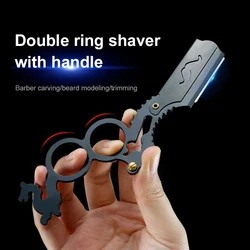 NEW Barber Razor Haircut Beard Eyebrow Shaving Tool Manual Depilation Razors Hairdresser Trimming Blades Straight Edge