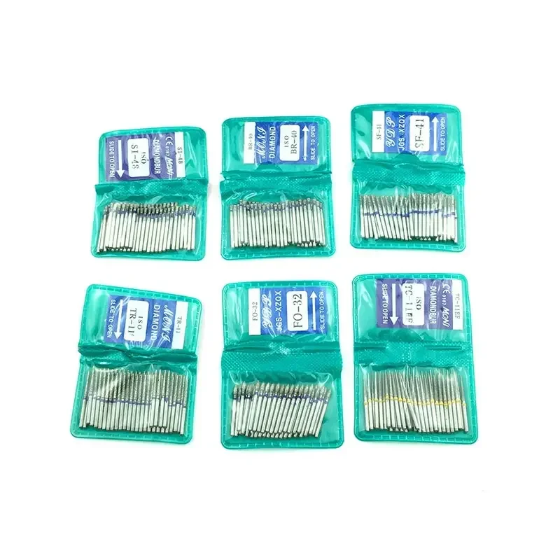 Dental Diamond FG High Speed Burs for Polishing Smoothing Teeth Polishers