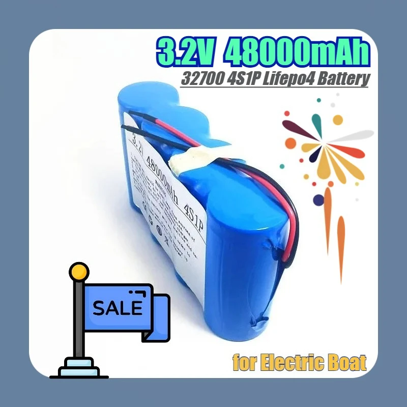

32700 4S1P 3.2V 48000mAh Lifepo4 Battery for Electric Boat