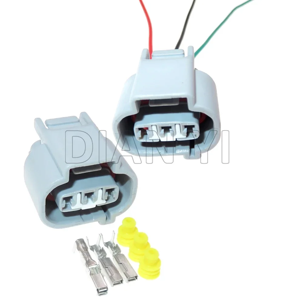 

Комплект из 3-контактных автомобильных датчиков скорости с клеммами и резиновыми уплотнителями, водонепроницаемый разъем для автомобилей Toyota