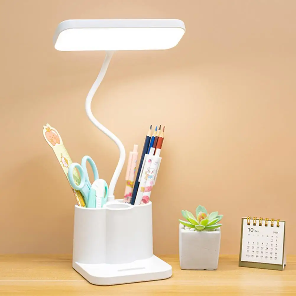 LED 독서 램프, 무단 조도 조절 충전식 조명, 색상 조절 가능, 깜박임 없음, 매우 밝은 기숙사, 구부릴 수 있는 LED 야간 Li