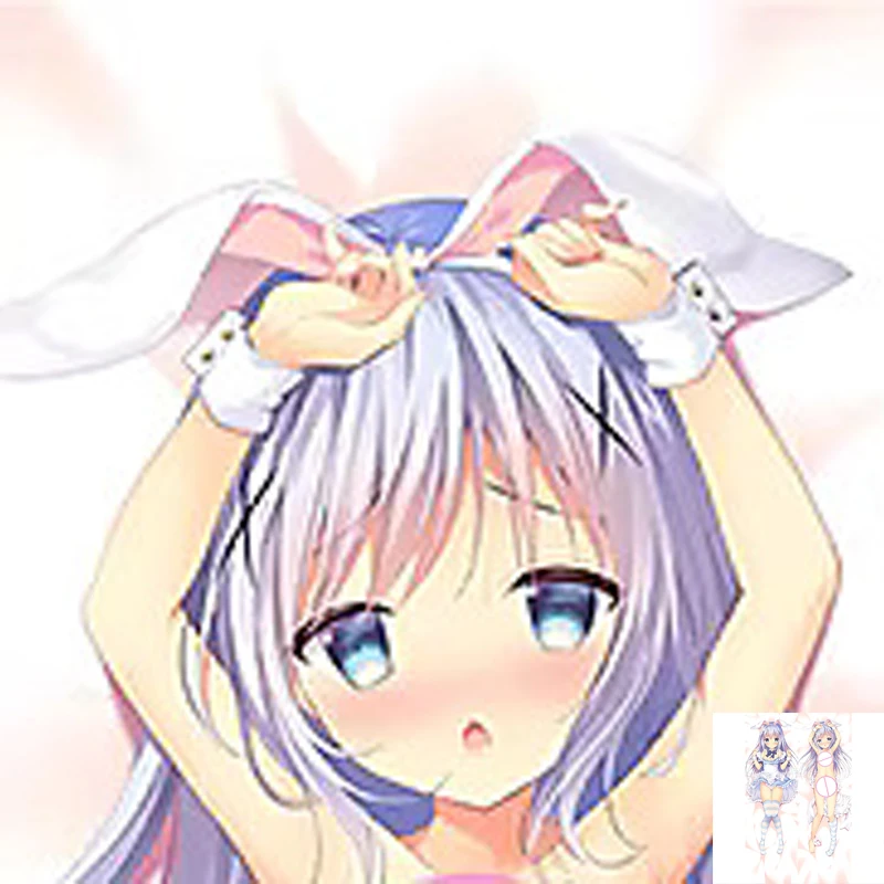 

Anime Dakimakura Pillow Case Fate Sexy and Busty Kafū Chino Double-Sided Halloween Decoration