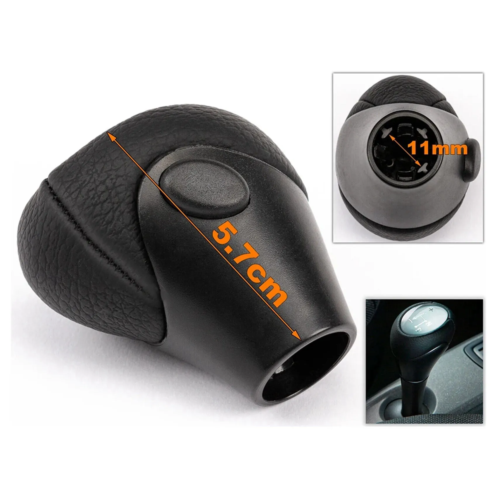 

Exclusive 4X Transmission Automatic Gear Shift Knob Shifter Lever Head For Benz Smart 450 451