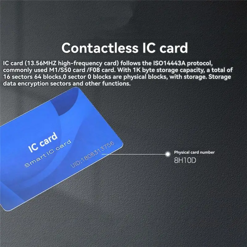 FULL-USB RFID Reader Module IC Card Reader 13.56Mhz S50 Contactless Smart Card Reader 14443A Support Window System