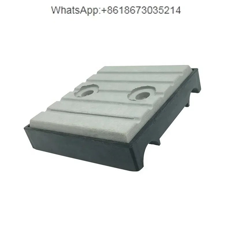 80 * 75 * 18Mm transport chain pad chain block rubber block for SCM edge banding machine