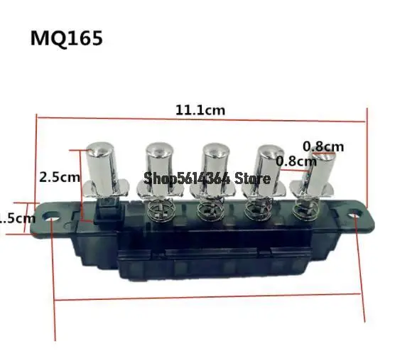 

AC 250V 4A Range Hood 5 Buttons Piano Type Keyboard Switches MQ165