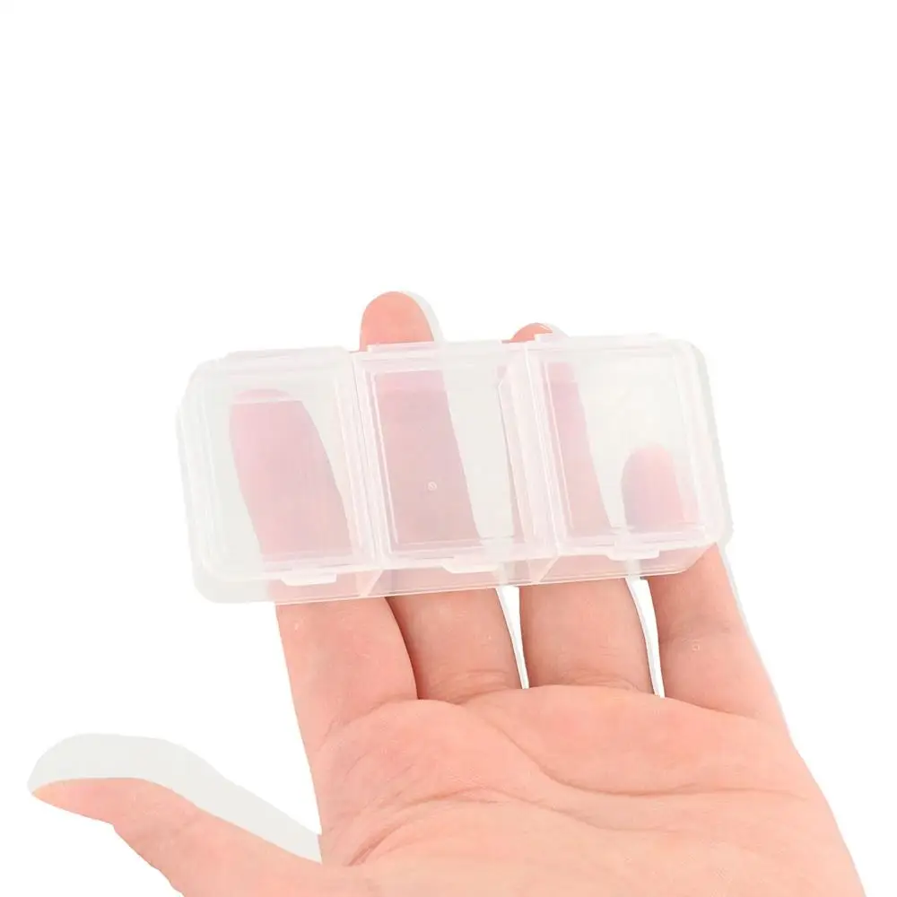 Durable Mini 3Grids Pill Case Portable Drug Dispense Medicine Box Plastic Waterproof Pill Storage Box Evening