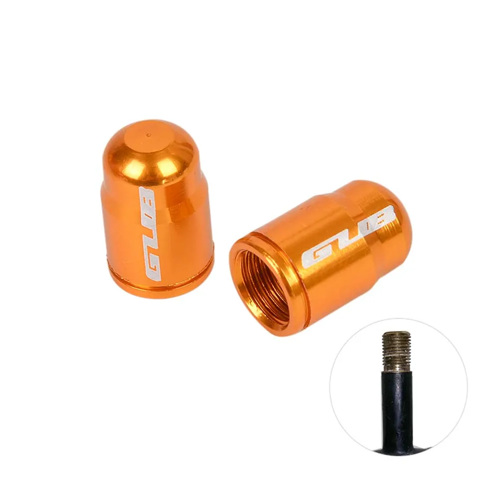 

Road Bike 2pcs Bicycle Accessories Law Mouth Vacuum Schrader/Presta Aluminum Bicycle Tire Valve Cap Bike Tire Caps