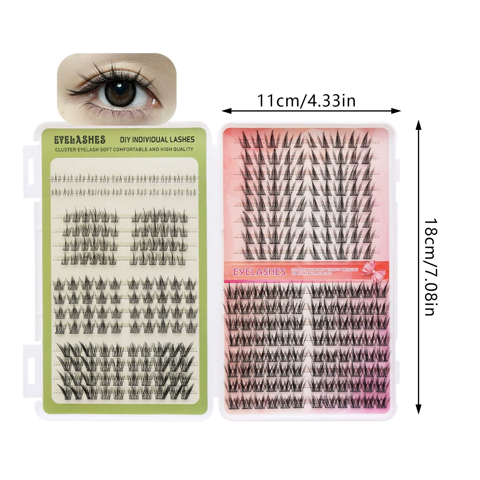 หนังสือสอนต่อขนตาแบบมืออาชีพ ขนตาปลอมแบบกลุ่มฟู ติดด้วยความร้อน ขนตาสำเร็จรูปแบบพัด  โค้ง C/D/P  ขนตาธรรมชาติ นุ่ม