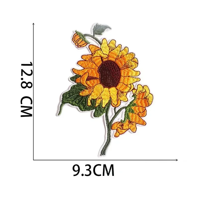 

Sunflower Bird Embroidery Patch Applique DIY Sewing Decoration Repair Jeans Hat Bag Clothes Ornament