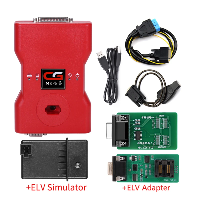 2019 CGDI MB Car Key Programmer Support All Key Lost with Full Adapters for ELV Repair