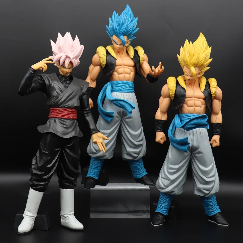 Dragon Ball Goku figura modello Super Saiyan Gogeta Vegito Battle danneggiato bambola di animazione comica