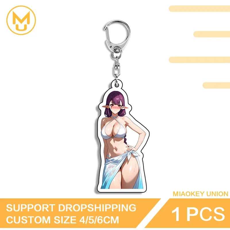 Alluring Waifu Esil Radiru Acrylic Keyring Glaring Hot Selling Costumes Props Pretty Jewelry Decrotion For Student Gifts