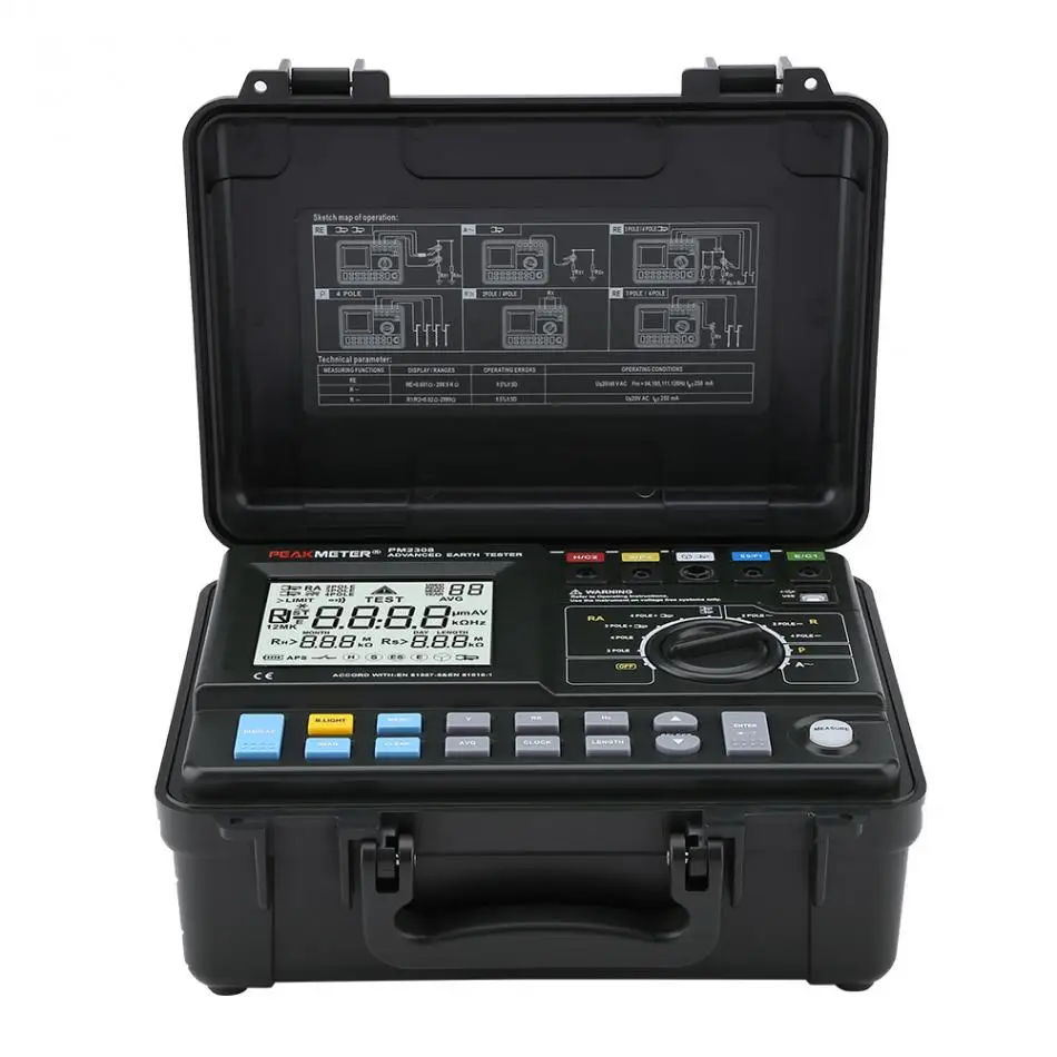 

MS2308 300KOhm Digital Ground Resistance Tester