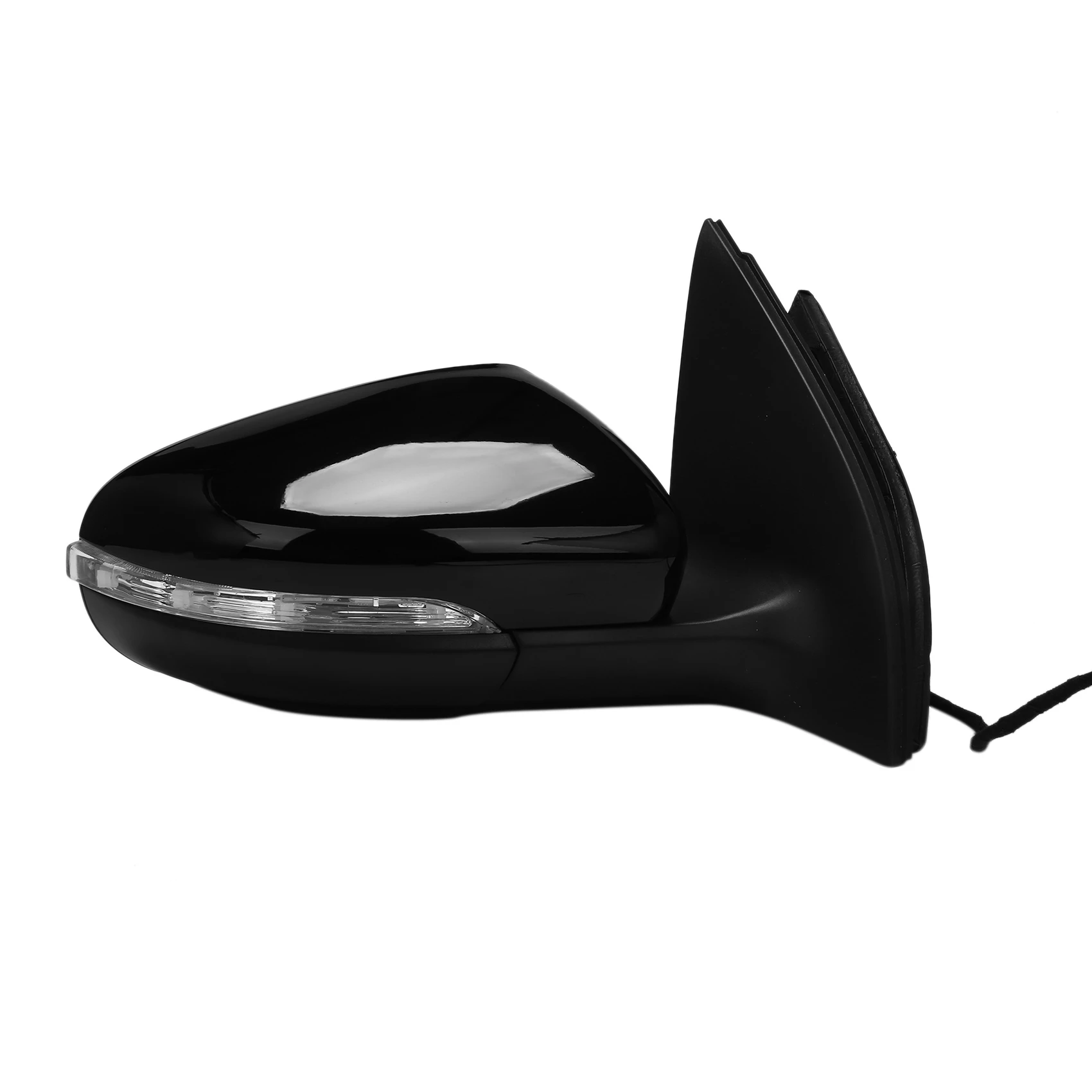 

Right Side Door Rear View Mirror Assembly RH 6 Lines for Golf MK6 2009-2012 with Electric Adjustment / Heating Black