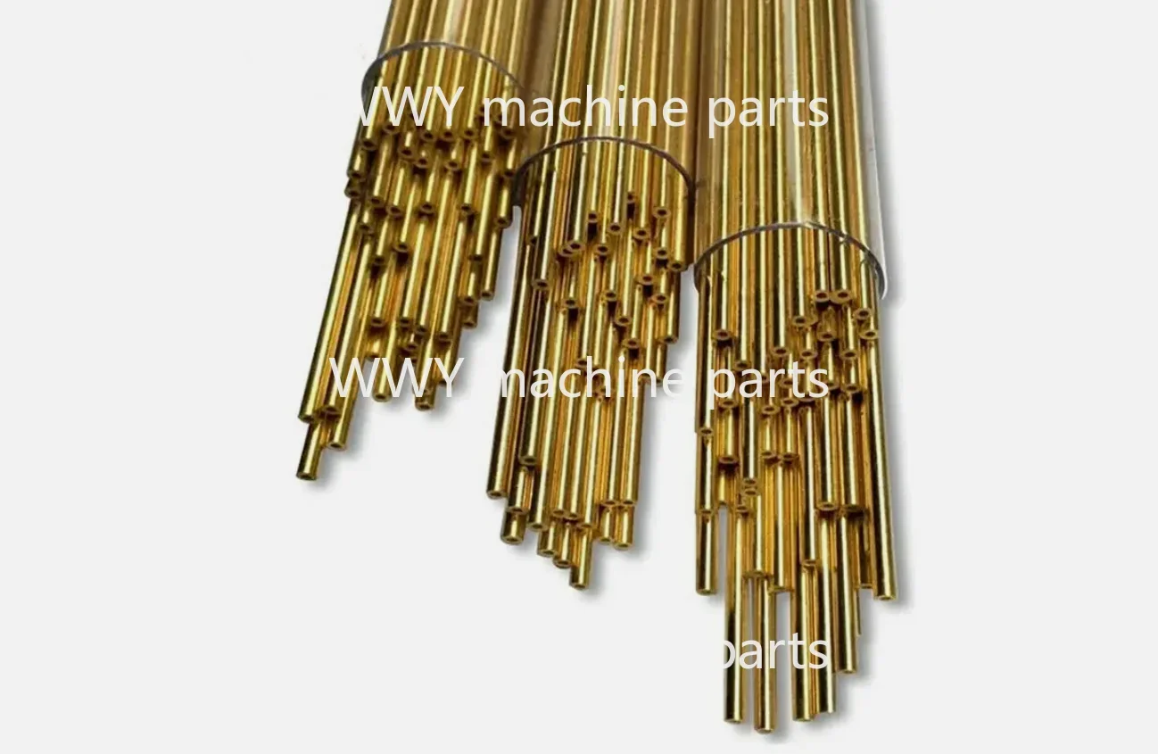 100pcs 0.3-1.5X400mm EDM Drilling Electrodes Single-Channel Brass Copper Tube