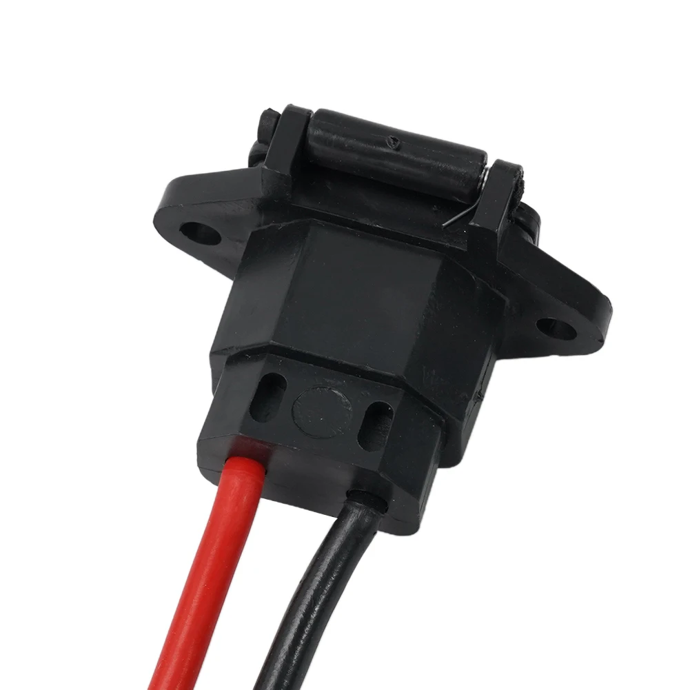Practical Socket Charger Electrical 16cm Wire E Bike With Cable 1pcs ABS + Copper About 20CM Connector Plug Electrical