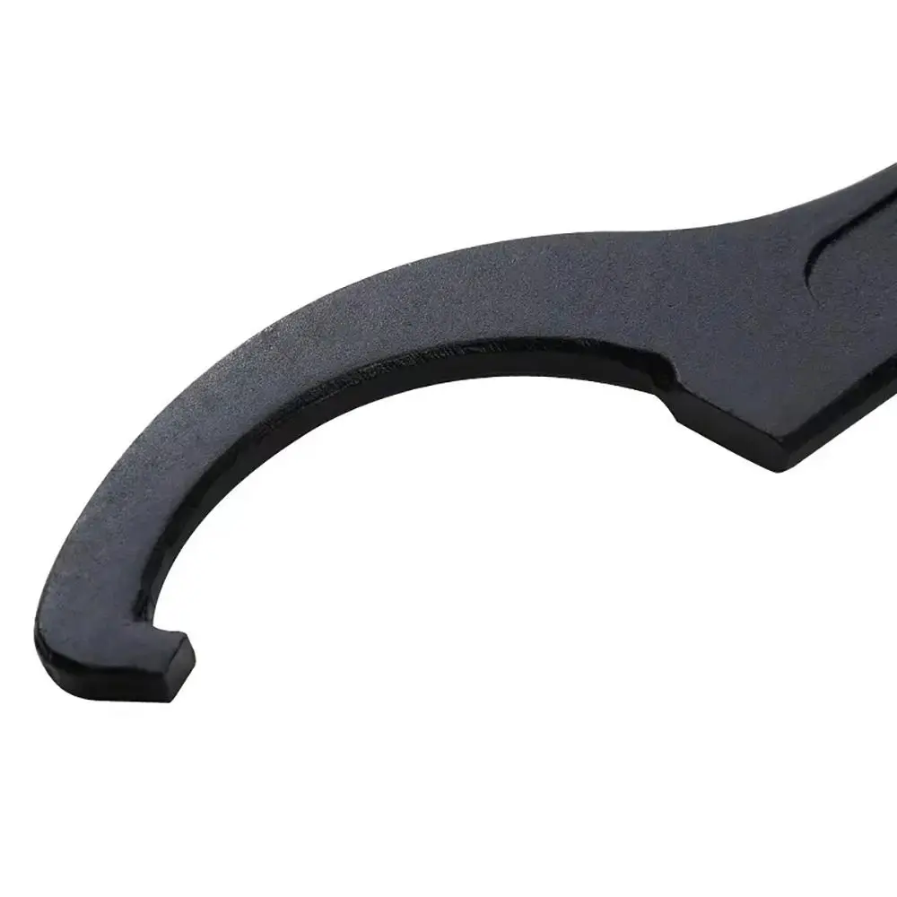 1Pcs New 22-110mm Coil Wrench Universal Pre Load Hook Spiral Spanner Tool Steel C Spanner for Water Meter Cover