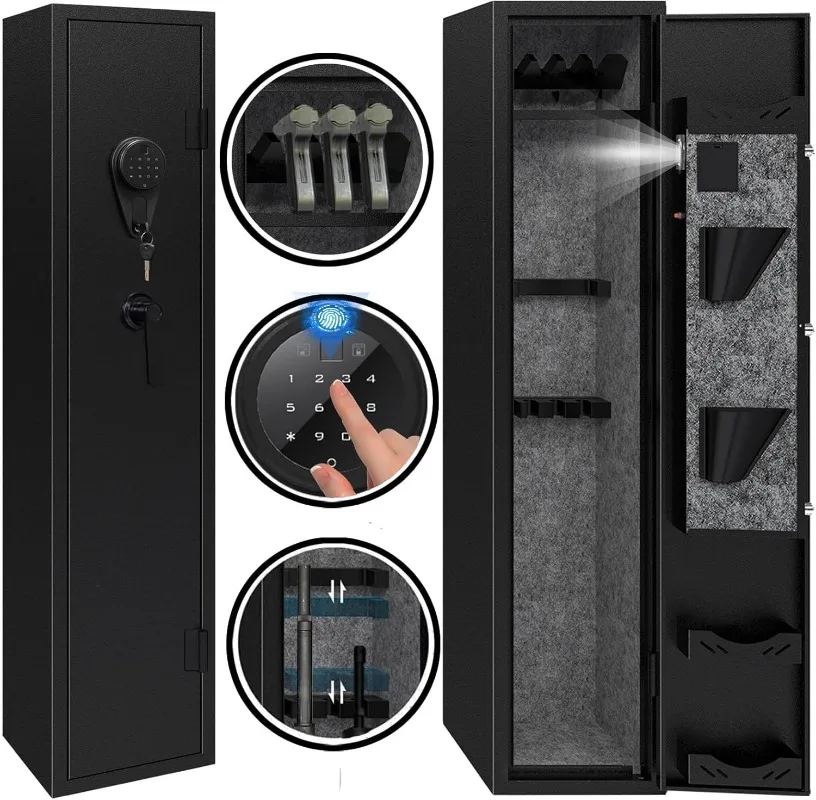 

4-5 Gun Safes,Gun Safe for Rifles and Pistols,Shotgun Rifle Safe,Gun Safes for Rifle and Shotguns,Long Gun Cabinets