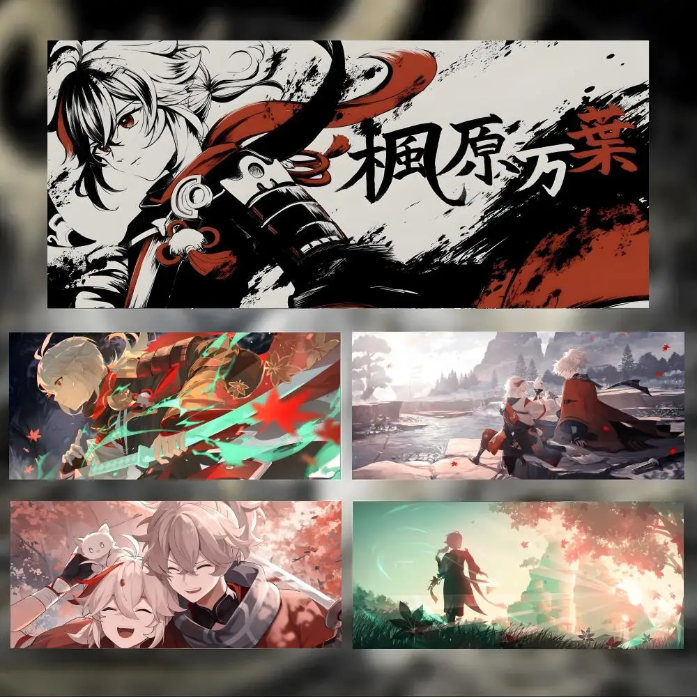 mouse-pad-grande-e-espesso-genshin-impact-kaedehara-kazuha-com-bordas-costuradas-para-jogos-de-pc