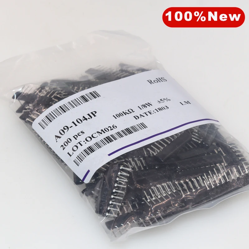 

100pcs Exclusion Network Resistor Array 5pin 6pin 7pin 8pin 9pin 100 220 330 470 510 680 1K 1.2K 2K 2.2K 3.3K 4.7K 10K 100K Ohm