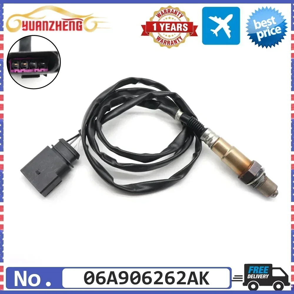 NEW Oxygen Sensor 06A906262AK for Audi A4 A6 A8 S4 TT Volkswagen Beetle Golf Passat Cabrio Skoda 1.6L