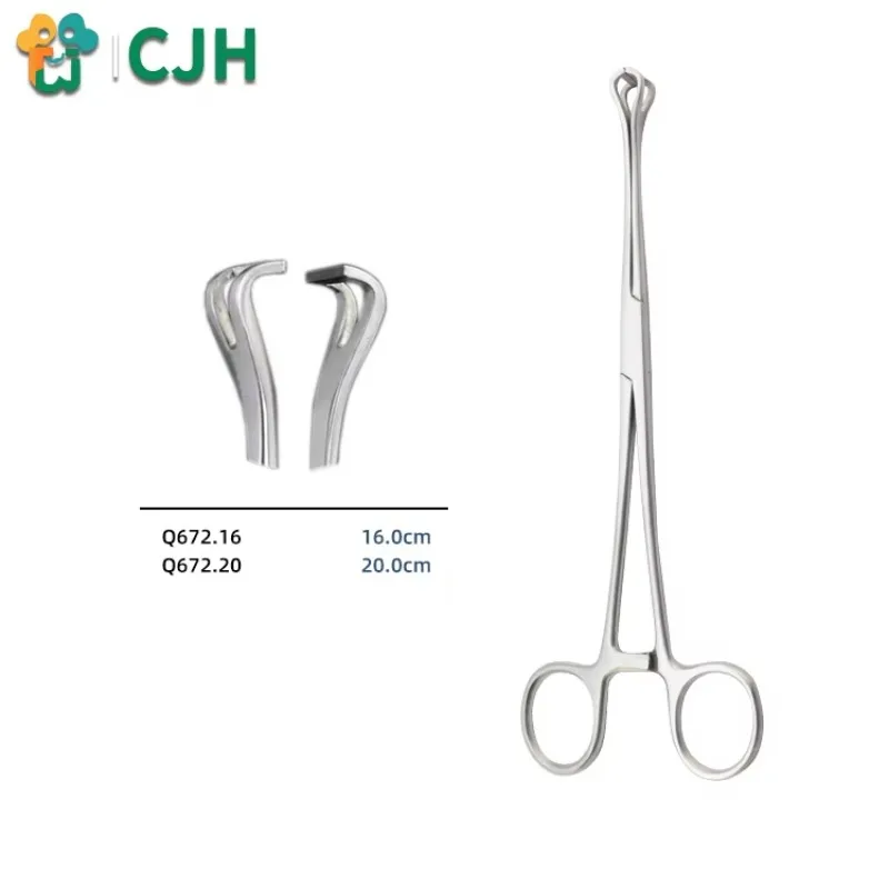 CJH Steel Carbon Steel High Temperature Sterilization Veterinary Surgery Urology Appendix Surgery Treatment Forceps