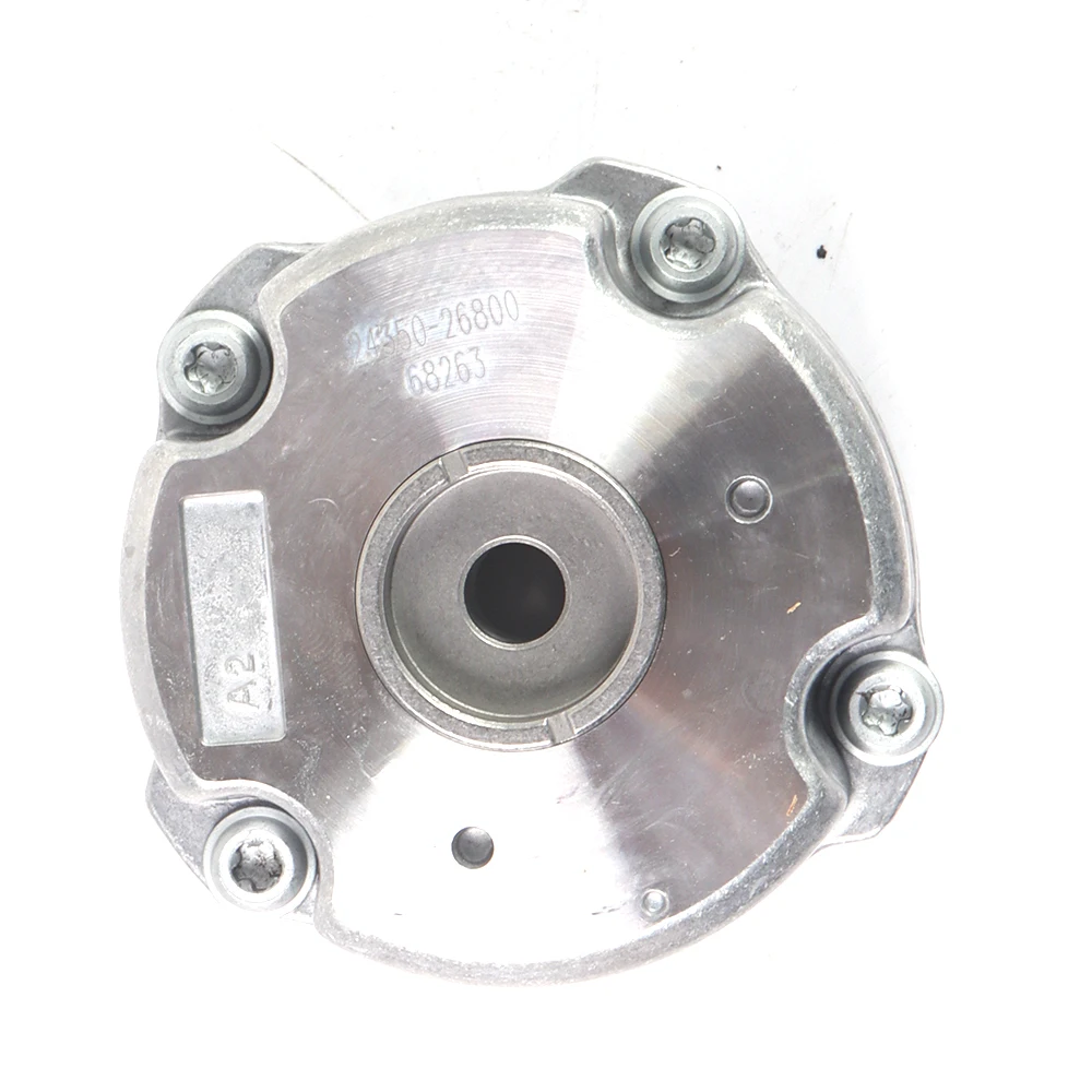 توقيت CVVT عمود الحدبات والعتاد 24350-26800 2435026800 لشركة هيونداي أكسنت كيا ريو 2005-2011 1.6L