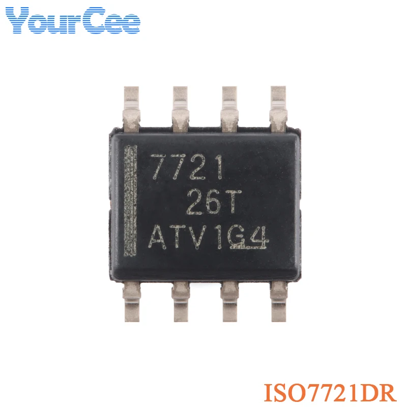 2pcs ISO7721DR ISO7720DR Dual Channel Enhanced Digital Isolator Chip SOIC-8 IC Integrated Circuit