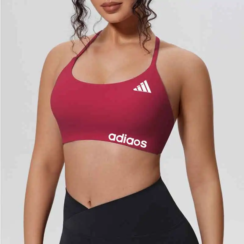 Sexy Fitness Yoga Bras Race Back Sports Bras Nylon Top Women Bra Breathable Underwear for Women Gym Yoga Bras Solid Color
