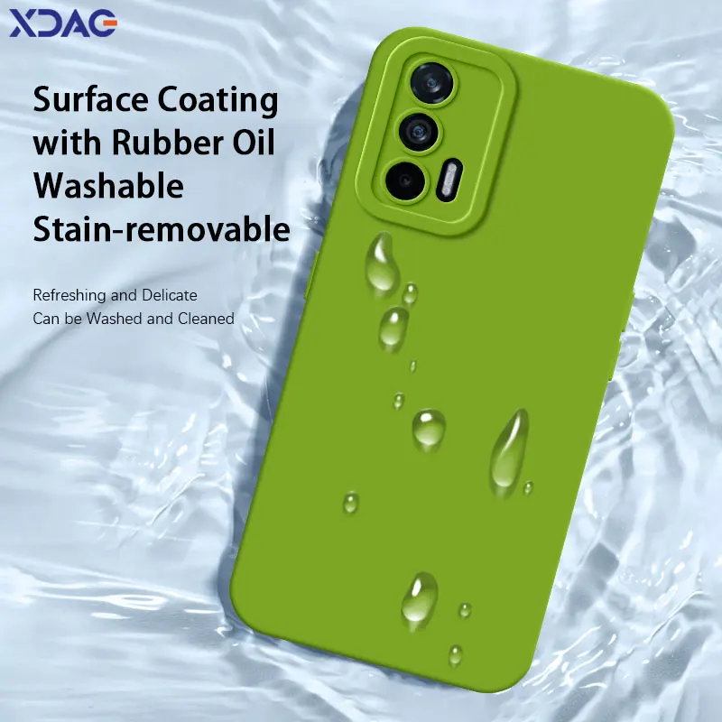 Angel Eyes Square Liquid Silicone Phone Case for Realme GT Neo Flash 2T 5G Soft Back Cover RealmeGT GTNeo Neo2T Shockproof Funda