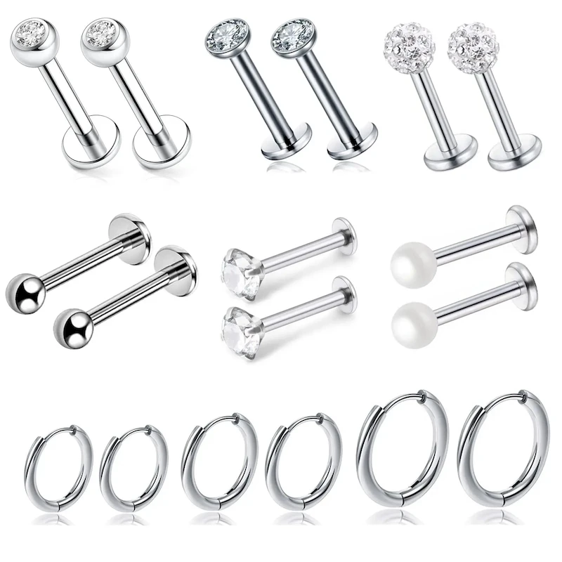 Qual tipo de piercing na orelha é o mais fácil de cuidar para iniciantes