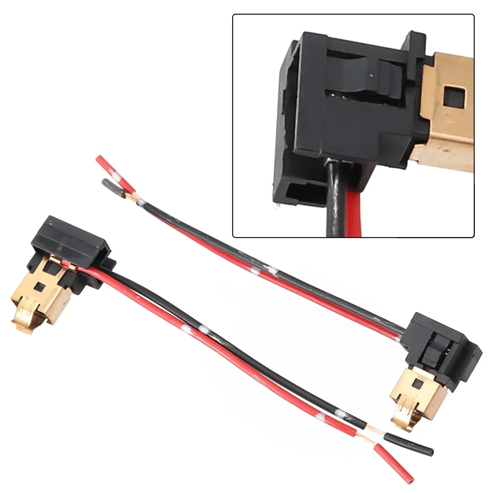 2PCS Car H1 H3 Light Socket Harness Socket Extension Wiring Harness Adapter Plug Car Headlight Lamp Socket Connector Wire