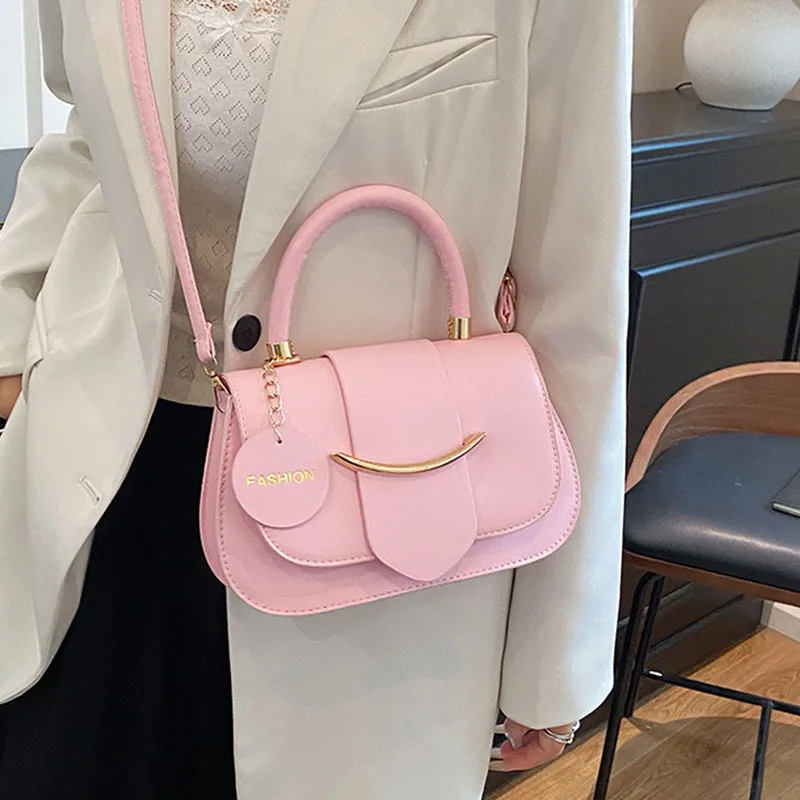 Fashion Women Crossbody Bag Korean Style Design Handbag Ins Popular Large Capacity Shoulder Bag Multi-functional Small Chain Bag