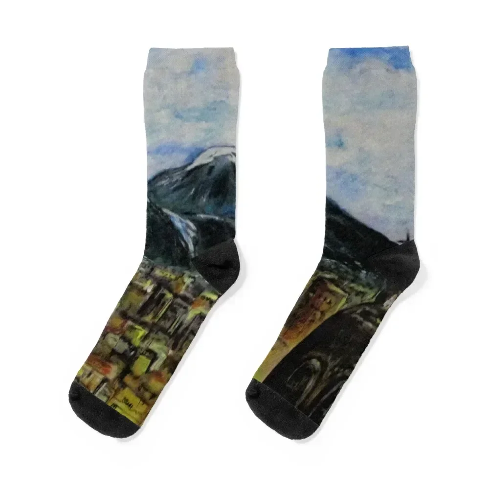 

Majestic Vesuvio Socks snow compression kawaii floor Socks For Girls Men's