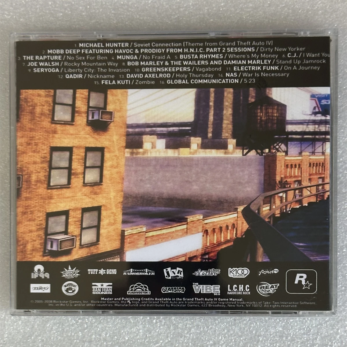 لعبة السرقة الكبرى السيارات IV موسيقى الرابعة CD أعظم الزيارات ألبوم OST سجل الموسيقى تأثيري وكمان صندوق المسارات الصوتية موسيقى الحفلات