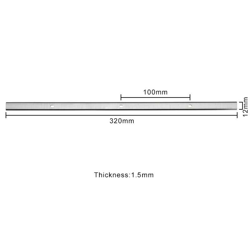 شفرات تخطيط STARIBS مقاس 12-1/2 بوصة لـ Delta 22-560 22-562 TP400LS HSS مجموعة سكاكين بديلة مكونة من 2 #6