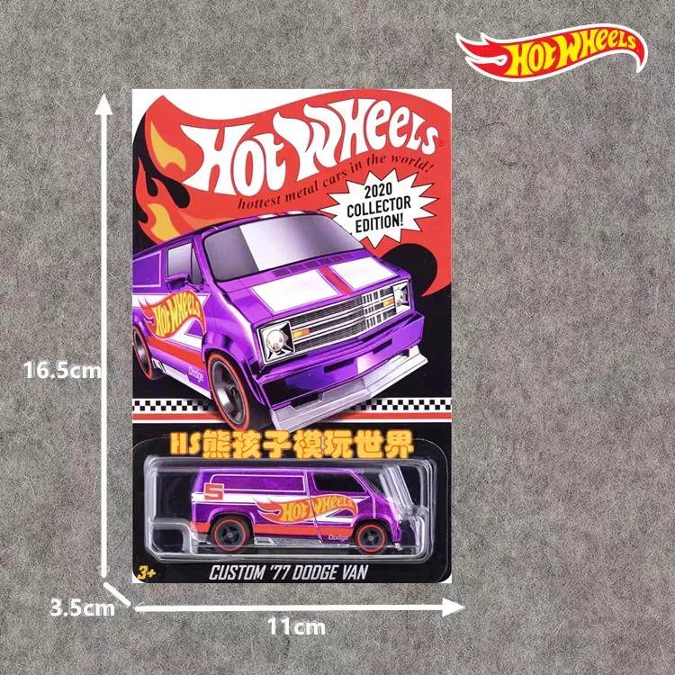 1/64 Hot Wheels 2020 Collector Edition Red Line Car Model 69 NISSAN Skyline Van Collectible Room Ornament Boy Birthday Toy Gift view 4