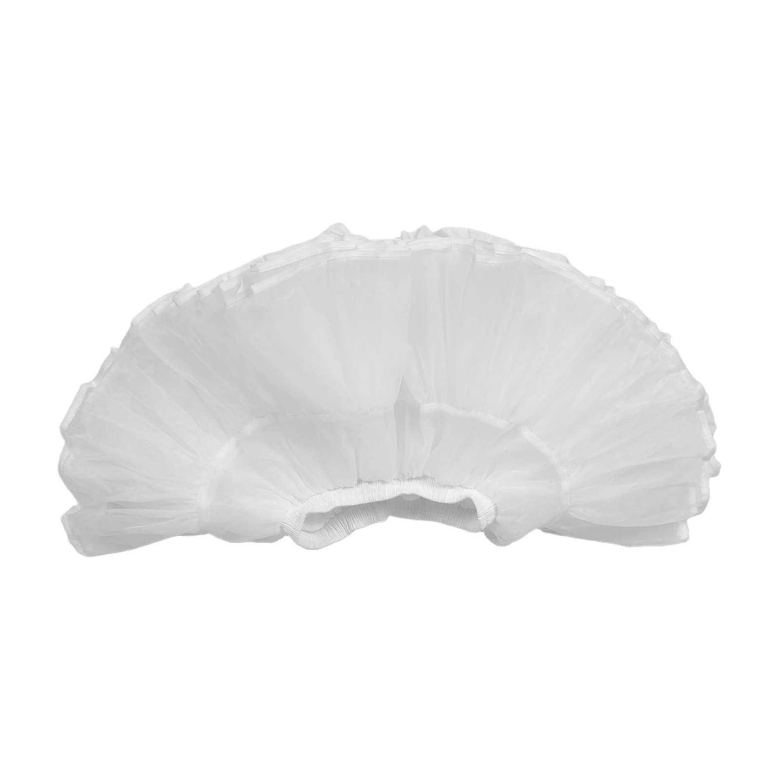 

Hoopless Tulle Petticoat Skirt 22.83-35.43Inch Waist Short Underskirt For Women Girls Wedding Bridal Dress Support Lightweight