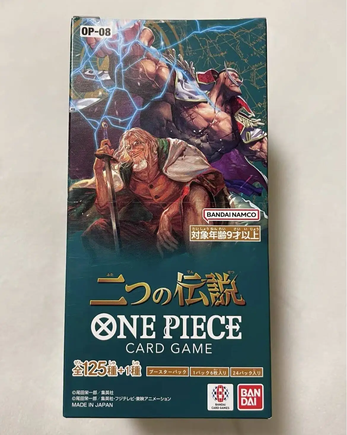 Bandai One Piece Op08 Japanische Version Originalverpackung Versiegelt Ungeöffnet