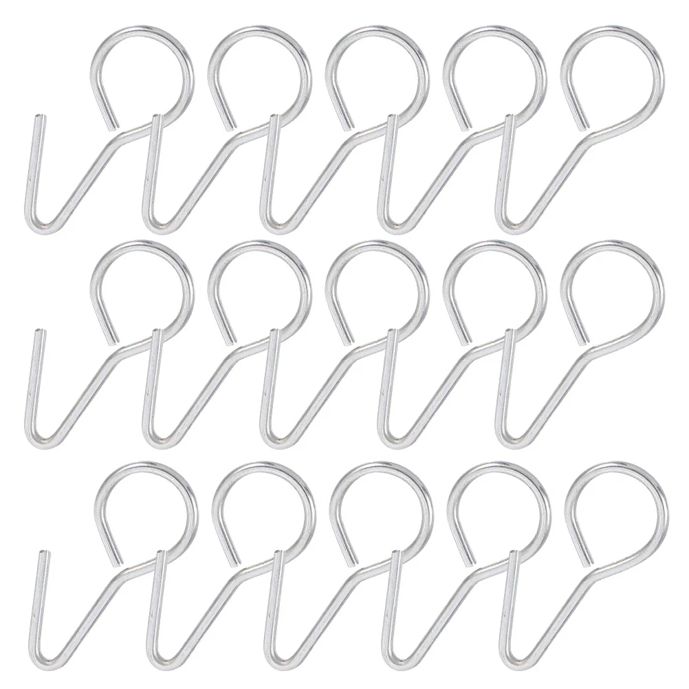 50Pcs Metal Hook Car Seat Cover Hanger Car Seat Installation Hook Camper Hook Easy Install Accessories Multifunctional Fastening