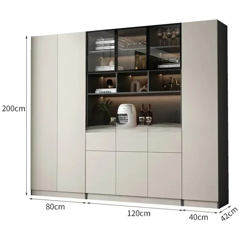 Corner Storage Wine Cabinets High Liquor Wall Kitchen Wine Cabinets Luxury Living Room Botellero Vino Bar Furniture