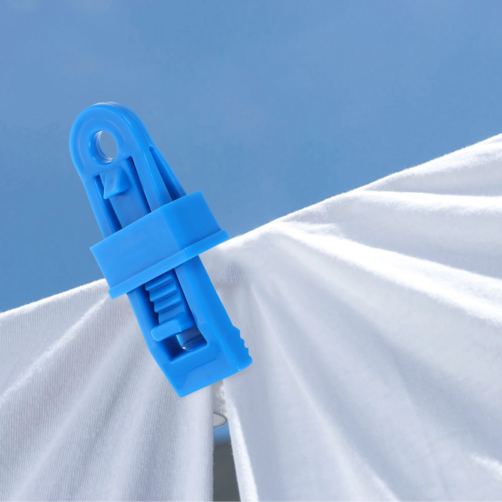 

10 Pcs Outdoor Clip Clips for Clothes Drying Securing Canopy Tent Clamps Plastic Clothing
